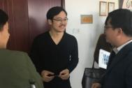安徽省人社厅专家刘彦平一行参加＂走进马鞍山留创园＂活动，莅临百助参观指导