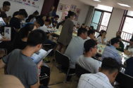 马鞍山职业技术学院师生一行参观公司