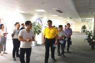 台湾考察团一行莅临百助网络参观交流