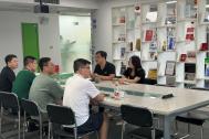 南京农业大学信息管理学院党委副书记王春伟一行莅临百助参观